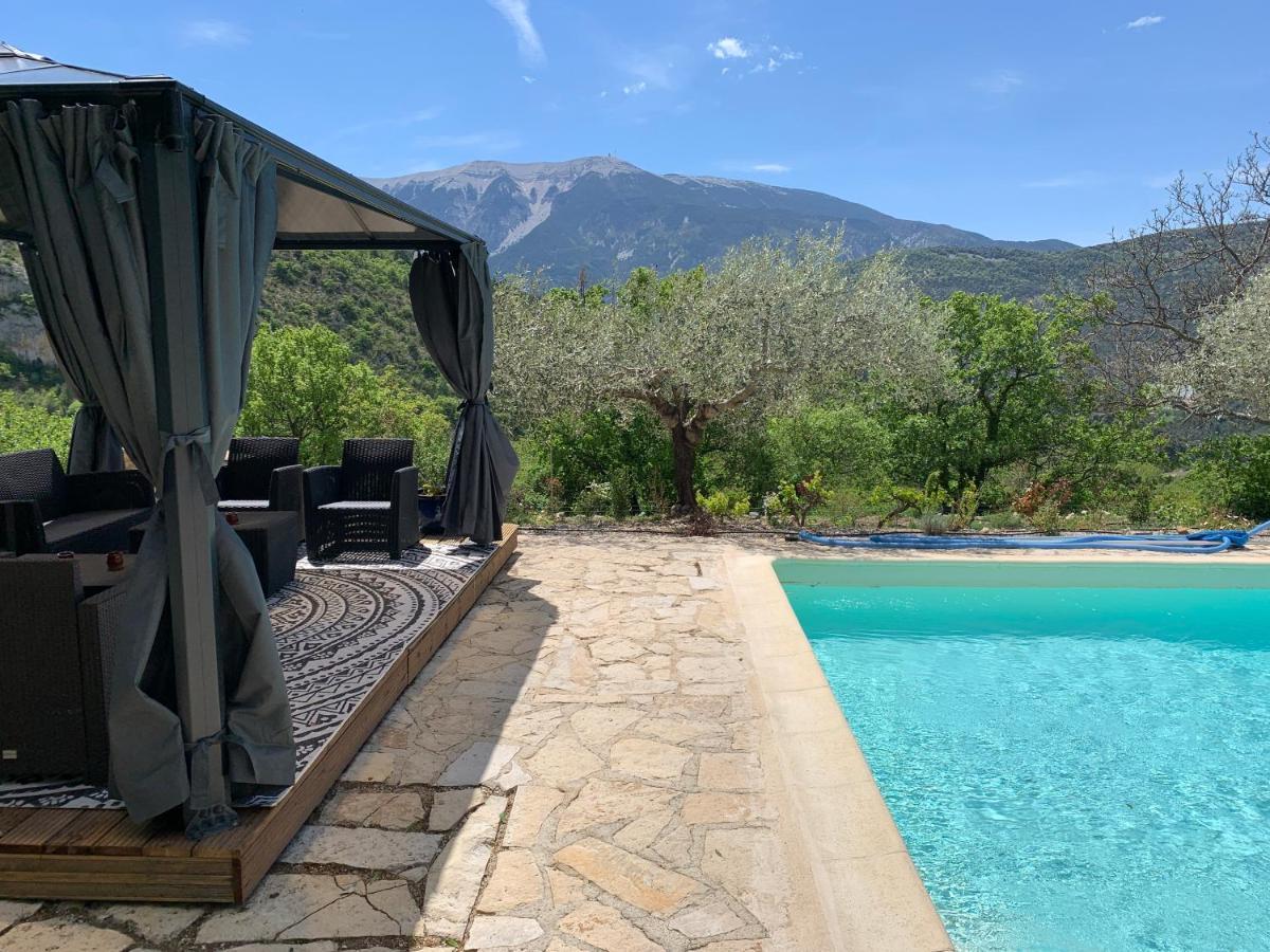 Font Nouvelle Maison De Charme Drome Provencale, 6 Ou 10 Personnes Avec Piscine Plaisians Ngoại thất bức ảnh
